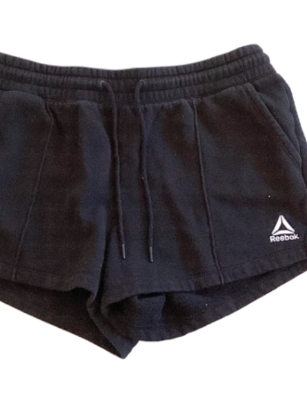 Reebok Womens Black Knit Shorts, L